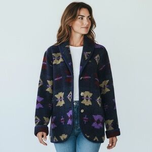 THE WOOLRICH WOMAN - SIZE MEDIUM‎ - VINTAGE - MADE IN USA - 100% WOOL